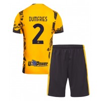 Inter Milan Denzel Dumfries #2 Fußballbekleidung 3rd trikot Kinder 2024-25 Kurzarm (+ kurze hosen)